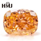Champagne Color Cushion Crushed Ice Cut 5a Cz Stone Aaaaa Cubic Zirconia Diamond