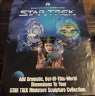 Star Trek Vintage Lot Of 17 Limited Edition Sculpture Franklin Mint Glass Dome