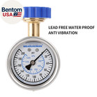 2-1 2  Water Pressure Gauge Kit 6 Parts Kit  Lead-free Brass  2-1 2  Dial  0-200