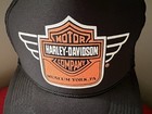 Harley Davidson Motor Company Museum York  Ny Vintage Truckers Snapback Hat Vg  