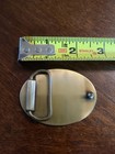 Exxonmobil 2006 Baytown Complex Texas Brass Bronze Belt Buckle Last Available