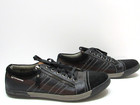 Alpine Swiss Mens Size 12 Black Side Zipper Lace-up Sneakers Casual Shoes