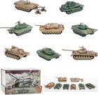 8-piece 1 72 Scale Tank Model Set - Diy Assembly For Educational Fun   Strategy