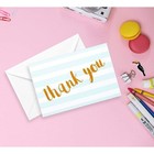 12 Pack Blank Thank You Cards With Envelopes For Graduation  Wedding  4 X 6 In