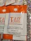 Tan Towel Self Tan 10 Pack Toweletts Half Body Application New