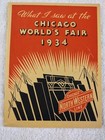 What I Saw At The 1934 Chicago World s Fair Northwestern Line Booklet