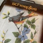 Vintage Scheepjes Needlepoint Kit Bird Floral Folk Art 18 5  X 19 5 Holland New 