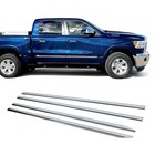 Chrome Body Side Molding Trim Mouldings Compatible With 2019-2021 Dodge Ram
