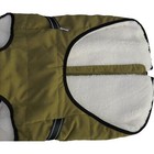 Waterproof Fleece-lined Dog Winter Ski Vest With Harness Pet Coat For Large M   