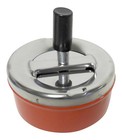 Ashtray 2 Pack Round Push Down With Spinning Tray Retro Style