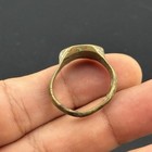 Ancient Medieval Bronze Brass Ring Over 1500 Years Old
