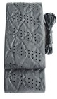 Grey Large Classic Grip Synthetic Leather Old School Wrap Steering Wheel Cover