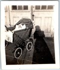 1940 Reading  Pa Baby Buggy Carriage Pram Stroller Silhouette Shadow Mini Photo
