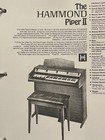 Hammond Organ Service Manual Model 121000 Piper Ii