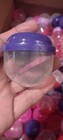 220 Pink Purple Red 2  Empty Vending Capsules Gumball Toy Machines Acorn Party 