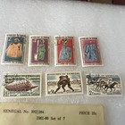 1961-66 Republic Of Senegal Stamp Set Of 7 Garcelon Stamp Company Postage Stamps