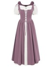 Renaissance Pirate Dress For Women - Medieval Costume With Pockets   Adjustable