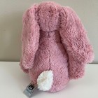 Jellycat Bashful Petal Bunny Pink W  White Tail 12  Medium Plush Stuffed Animal