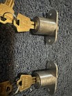 2 New Lock   Key Set For Enclosed Base Tables And Sliding Door Cabinets