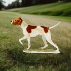 Goebel Pointer Dog Figurine 643 Signed Kronek L26cm Circa 1974