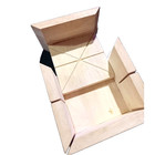 Bread Sandwich Lovers Mold Hand Made Rhu Wood Box Cutting Block Removable 3 Type