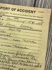 Vintage 1948 Railroad Telegraphic Report Of Accident El Paso Texas Form 2979