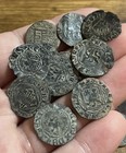 1400s Blanca Silver Billon Spanish Colonial Old Coin 1 Coin Medieval Era Lion