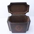 Vtg Ethan Allen Georgian Style Tobacco Humidor Tea Caddy Beautiful Condition