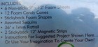New Foam Winter Christmas Shapes Crafts Kits   Candy Cane 