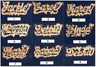 Personalized Sterling Silver Gold Any Name Plate Script Chain Necklace 9 Styles