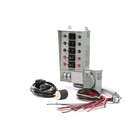 Generator Transfer Switch Kit 10 Circuit 30 Amp 7500 Watt Portable Power Inlet
