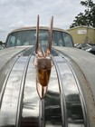 1953 Pontiac Chieftain Hood Ornament Part  4152169  Assy   516830 