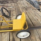 1960 s Murray   Tot Rod Chain Speed Drive Pedal Car Vintage Cart Yellow