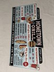 Hometown Grill Menu Metal Wall Decor Large Distressed Menu Sign For Kitchen New