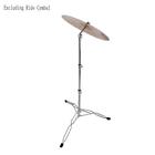 Glarry Straight Drum Cymbal Stand Double Braced Chrome Adjustable Height