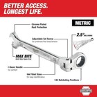 Milwaukee Tool 45-96-9610 10mm Metric Flex Head Ratcheting Combination Wrench