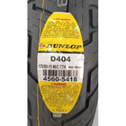 Dunlop D404 170 80-15 Cruiser Rear Tire Tubeless Bias 45605418