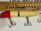 Vintage Makinen Heddon Minnow Fishing Lure Antique Tackle Box Musky Bait Walleye