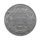 1897 South Africa Zar Shilling Kruger Silver Coin Vf Km5 Lot  690 