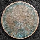 Great Britain 1 Penny 1863  Coin  Inv f921