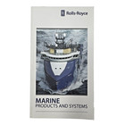 Rolls-royce Marine Products And Systems 200 Page Catalogue Brochure Book 2015