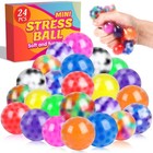 24 Pack Stress Balls - Squishy Squeeze Balls For Anxiety Relief  Fidget Toys  Pa