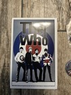 The Who Sticker   2 Pin Button Badge Set New Mod Rock Band Collectibles