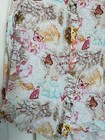 Jane And Delancey Travel Map Print Top M Novelty Artsy Teacher Cats Butterflies