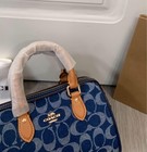 Coach  Mini Rowan Crossbody Bag Signature Denim Natural Cy742 Outlet New