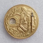 Gold Plated Movable Mechanism  Hobo Nickel Holy Grail Removable Sword Amazing