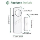 5x Home Safety Burglar Alarm Wireless System Security Device Door Window Sensor
