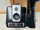 Vintage 1950s Kodak Brownie Hawkeye Flash Model Camera With Kodalite Flasholder