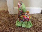 Dritz Collectible Keepsake Chair Pin Cushion Seat Storage Green Mod Design Sale 
