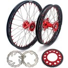 Kke 21 18 Cast Dirt Bike Wheels For Honda Cr500r 96- 2001 Cr125r R250r 95-96 Red